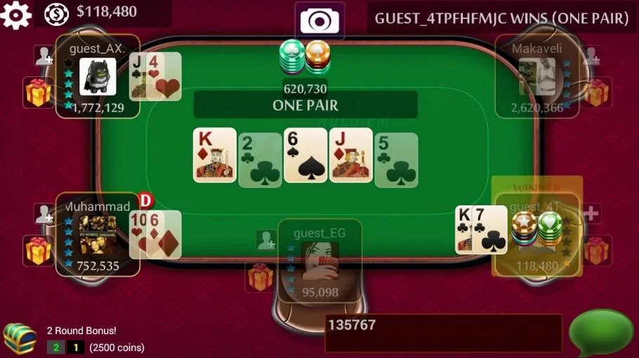 Poker night at the inventory
